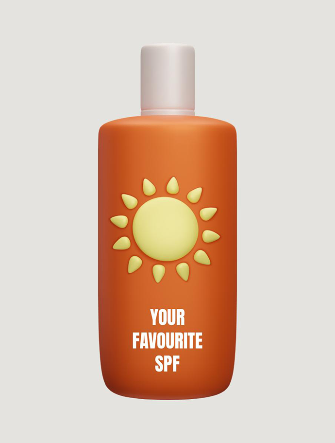 SPF spf30 applied every AM